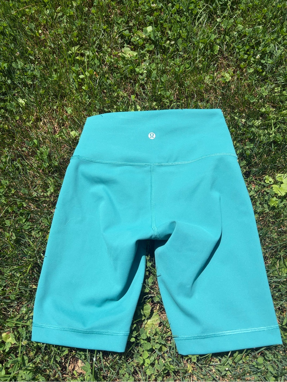 lululemon athletica High-Rise Teal Bike Shorts